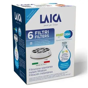 Laica Fast Disk Ricambio filtro per acqua 6 pz , 127519