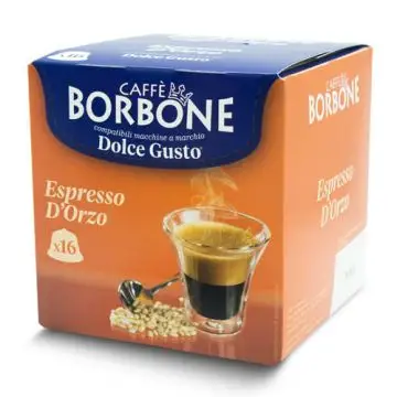 Caffè Borbone Capsule per Dolcegusto Espresso D'Orzo Capsule caffè 16 pz , 127379