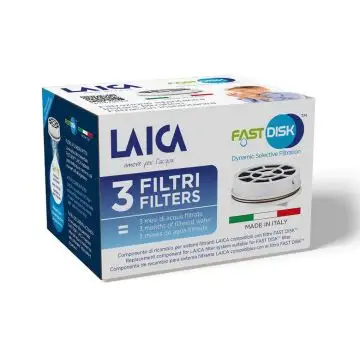 Laica Fast Disk Disco filtrante per acqua 3 pz , 127520