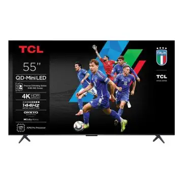 TCL Serie C69K Smart TV QD-MiniLED 4K 55" 55C69K, 144Hz, audio Onkyo 2.1, Dolby Vision IQ & Atmos, Google TV , 160074