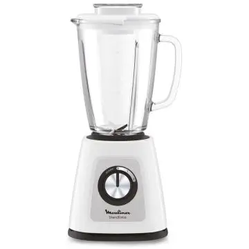 Moulinex LM4351 BlendForce 2, Frullatore, Tecnologia Powelix, Lame affilate, Vaso Termoresistente 1.7 L, Sistema di Raffreddamento, Sistema Smart Lock, 800 W , 130734