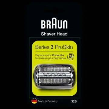 Braun Series 3 32B Testina Di Ricambio Per Rasoio Elettrico Uomo – Nero , 78565