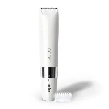 Braun Mini Rifinitore Corpo BS1000, Rifinitore Elettrico Corpo Uomo E Donna, Bianco , 136406