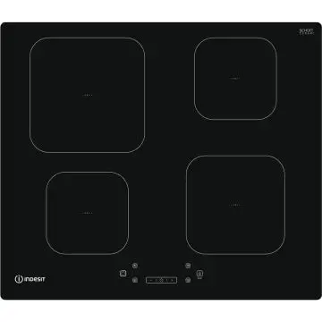 Indesit IS 83Q60 NE piano cottura Nero Da incasso 59 cm Piano cottura a induzione 4 Fornello(i) , 131608