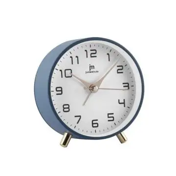Lowell Justaminute JA7100A sveglia Sveglia al quarzo Blu, Oro , 144781