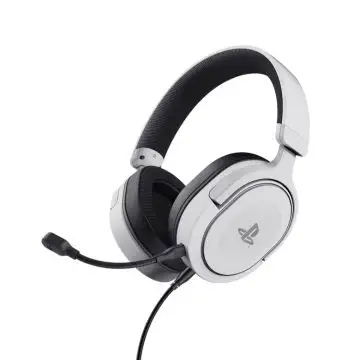 Trust GXT 498 Forta Auricolare Cablato A Padiglione Giocare Nero, Bianco , 150447