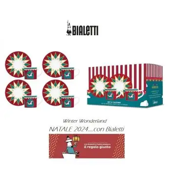 Bialetti Set 4 Tazzine Natale , 154824