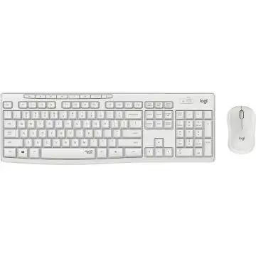 Logitech MK295 Kit Mouse e Tastiera Wireless – Tecnologia SilentTouch, Tastierino Numerico, Tasti Scelta Rapida, Tracciamento Ottico Avanzato, Ricevitore USB Nano, Senza Lag, Meno 90% di Rum , 141809
