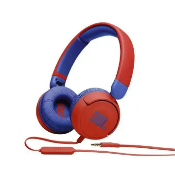 JBL JR310 Auricolare Cablato A Padiglione MUSICA Rosso , 156932