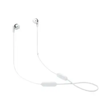 JBL Tune 215BT Auricolare Wireless In-ear, Passanuca Musica e Chiamate Bluetooth Bianco , 133237