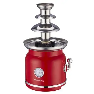Melchioni 118370003 fontana di cioccolato Rosso, Stainless steel 90 W , 149351