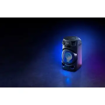 Sony MHC-V13 - Altoparlante Bluetooth All in One con JET BASS BOOSTER, Effetti Luminosi, Lettore CD, USB, Nero , 135923