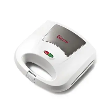 Girmi TS03 tostiera 750 W Acciaio inossidabile, Bianco , 133111