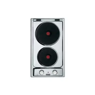 De’Longhi I 23-2 ER piano cottura Acciaio inossidabile Da incasso 30 cm Piastra sigillata 2 Fornello(i) , 99173