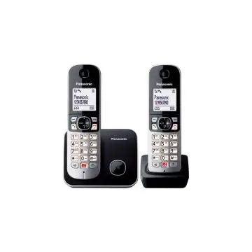 Panasonic KX-TG6852JTB telefono Telefono DECT Identificatore di chiamata Nero, Grigio , 135020