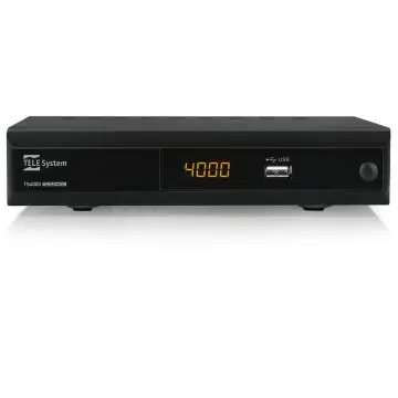 Telesystem TS4000 Combo Decoder Digitale terrestre / satellitare Full HD Nero  , 136069