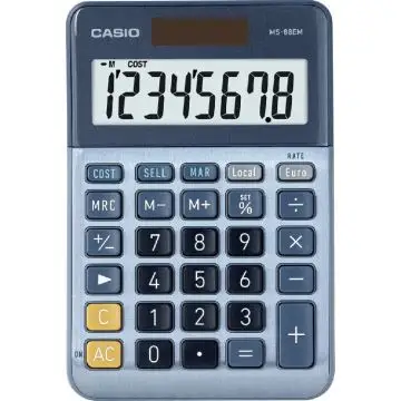Casio MS-88EM calcolatrice Desktop Calcolatrice con display Blu , 139031