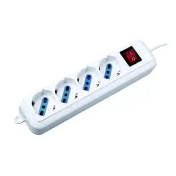 nuovaVideosuono 80179N prolunghe e multiple 1,5 m 4 presa(e) AC Interno Bianco , 149123