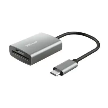 Trust 24136 lettore di schede USB 3.2 Gen 1 (3.1 Gen 1) Type-C Alluminio , 145523