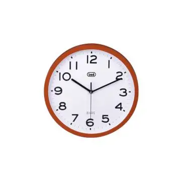 Trevi OM 3302 S Orologio da parete in quarzo Cerchio Rosso, Bianco , 136058