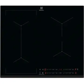 Electrolux CIL63443 Piano cottura a induzione Nero Da incasso 60 cm 4 Fornelli , 136144