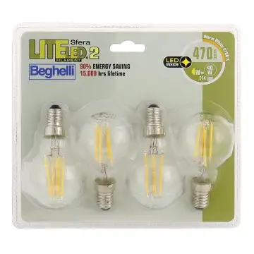 Beghelli Sfera Liteled.2 BLISTER pack 4x , 124532