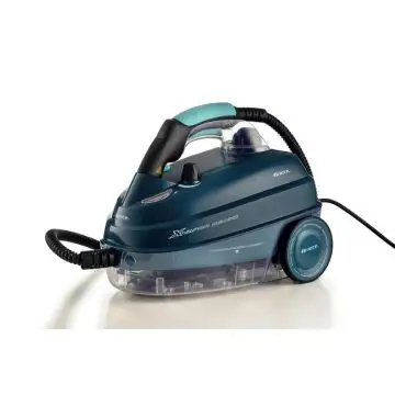 Ariete 4146 XVapor Deluxe, Pulitore a Vapore Mobile, 5 bar, Vano Portaccessori Integrato, Autonomia fino a 55', Cavo 6 m, 1500W, Blu , 105745