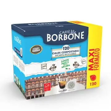 Caffe Borbone Cialda Compostabile 100% Sostenibile 120 pz , 137124