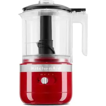KitchenAid 5KFCB519EER tritaverdure elettrico 1,19 L 24 W Trasparente, Rosso , 137294
