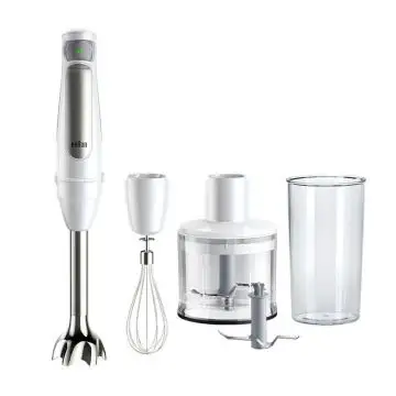 Braun MultiQuick 7 MQ7035IWH 0,6 L Frullatore ad immersione 1000 W Acciaio inossidabile, Bianco , 143209