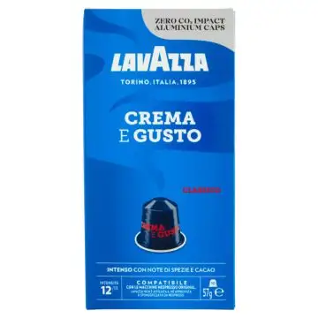 Lavazza Crema e Gusto Capsule caffè Tostatura media 10 pz , 138322