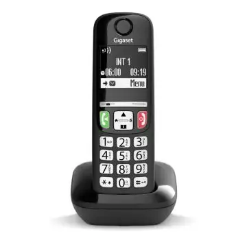 Gigaset E270 Telefono DECT Identificatore di chiamata Nero , 138198
