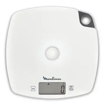 Moulinex BN1000 Grigio, Bianco Quadrato Bilancia da cucina elettronica , 139569