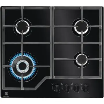 Electrolux EGM6343YAK Nero Da incasso 59 cm Gas 4 Fornello(i) , 117788