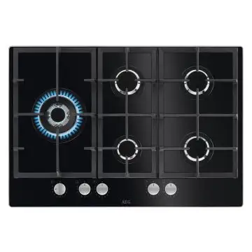 AEG HKB75820NB Nero Da incasso 75 cm Gas 5 Fornello(i) , 144949
