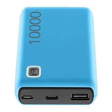 Cellularline Power Bank ESSENCE 10000 Caricabatterie portatile da 10000mAh Blu , 140082