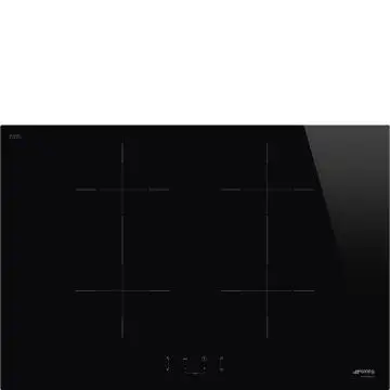 Smeg SIB2741D piano cottura Nero Da incasso 75 cm Piano cottura a induzione 4 Fornello(i) , 146809
