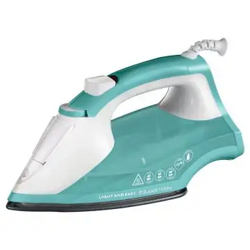 Russell Hobbs 26470-56 ferro da stiro Ferro a vapore Piastra antiaderente 2400 W Verde, Bianco , 144124