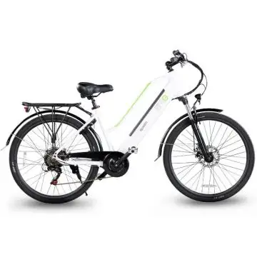 EMG E-Bike Queen 28P 28" 13Ah 80Km Batteria integrata Bianca , 147985