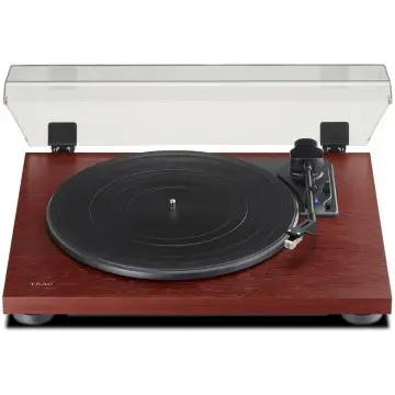 TEAC TN-180BT-A3 Giradischi con trasmissione a cinghia Nero, Ciliegia (frutto) Semiautomatico , 117852