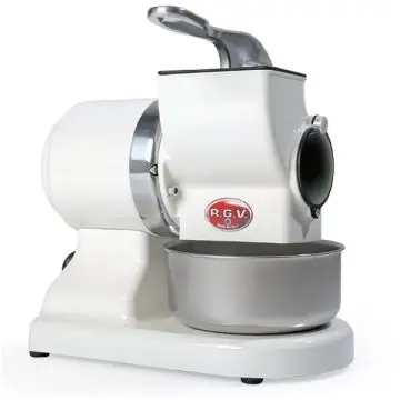 RGV Robusta grattugia e spiralizzatore elettrici Grattugia elettrica Alluminio Stainless steel, Bianco , 140597