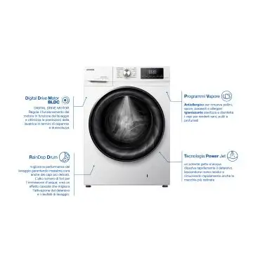 Hyundai WMHN-914ASJ Lavatrice 9kg 15 Programmi (A) , 141757