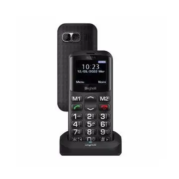 Beghelli SLV11 4,5 cm (1.77") 71 g Nero Telefono per anziani , 144282