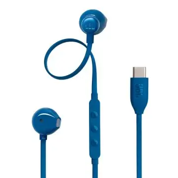 JBL Tune 305C Auricolare Cablato In-ear Musica e Chiamate USB tipo-C Blu , 153666