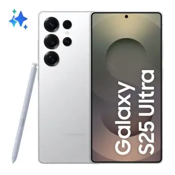 Samsung Galaxy S25 Ultra Smartphone AI, Display 6.9'' QHD+ Dynamic AMOLED 2X, Fotocamera 200MP, RAM 12GB, 512GB, 5.000 mAh, Titanium Whitesilver , 157136
