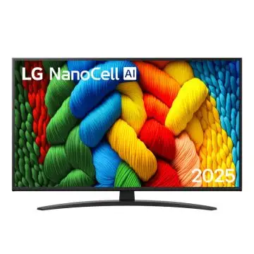 LG NanoCell AI 43NANO81A6A TV Serie NANO81 43'' 4K, α7 Gen8, HDR10, 20W, 3 HDMI con Game Optimizer, Smart TV WebOS 25 , 161724