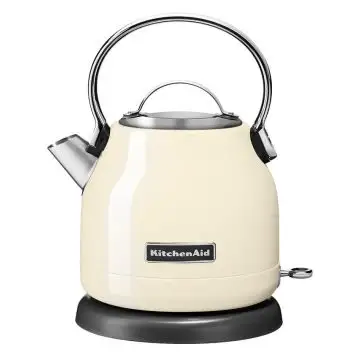 KitchenAid 5KEK1222EAC bollitore elettrico 1,25 L 2200 W Nero, Crema, Acciaio inox , 100096