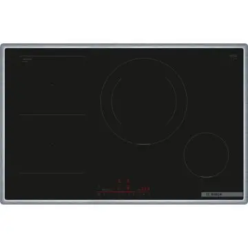 Bosch Serie 6 PVS845HB1E piano cottura Nero Da incasso 80 cm Piano cottura a induzione 4 Fornello(i) , 153823