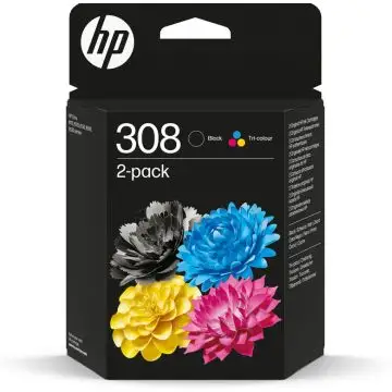HP Confezione da 2 Cartucce di Inchiostro Nero/Tricromia Originali 308 , 157095