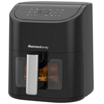 Melchioni 118340027 friggitrice Singolo 5,2 L 1700 W Friggitrice a basso contenuto di grassi Nero, Bianco , 146465